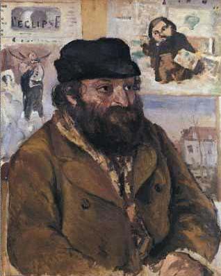 Camille Pissarro Portrait Paul Cezanne oil painting picture